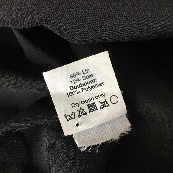 MADEWELL Linen & Silk Blend Striped Pleated Skirt Brown & Black Stripe Size 0 - Picture 12 of 13